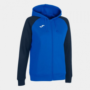 Mikina s kapucí na zip W 901336.703 modrá - Joma