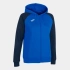 Mikina s kapucí na zip W 901336.703 modrá - Joma