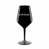POHODINDA - černá nerozbitná sklenice na víno 470 ml