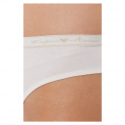 Dámské brazilské kalhotky 2 pack 163337 1A223 -  06110 - Bílá - Emporio Armani