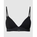 Dámský vrchní díl plavek  KW02029 BEH černá - Calvin Klein