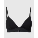 Dámský vrchní díl plavek  KW02029 BEH černá - Calvin Klein
