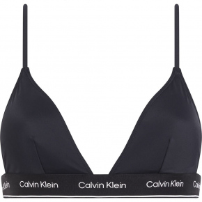 Dámská plavková podprsenka KW0KW02424 BEH černá - Calvin Klein