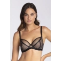 Dámská podprsenka NANCY 01 Černá s béžovou - Gatta
