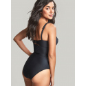 Dámské jednodílné plavky Swimwear Marianna Balcony Swimsuit SW1590 černé - Panache