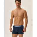 Pánské boxerky 3PACK Jarl 41930-MLC Jeans modrá vzor - Henderson