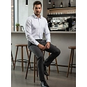 Pánská košile DX2438 bílo-modrá - FashionStreet 