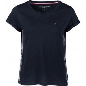 Dámské krátké tričko UW0UW01374 tmavě modré - Tommy Hilfiger