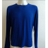 Pánské tričko s dlouhým rukávem 714753030001 modré - Ralph Lauren