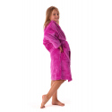 Dětský župan Siena s kapucí 9156 pink pearl - Vestis