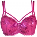 Dámská push-up podprsenka V-10261 Fuchsie tmavě růžová - Axami
