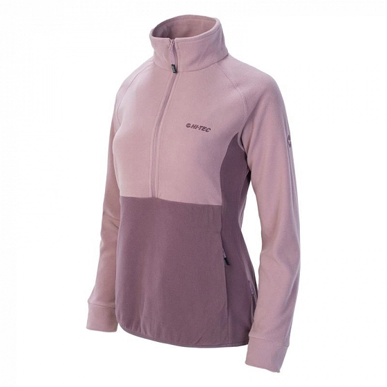 Dámská mikina fleece LADY RIVANO 1/2 fialová - Hi-Tec