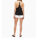 Plážový top KW0KW01002-BEH černá - Calvin Klein