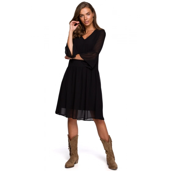 Dámské šaty S236 Černá - Stylove