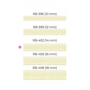 Dámská ramínka smetanové RB 402 14 mm - Julimex
