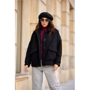 Dámská bunda KUR0027 černá - Roco Fashion