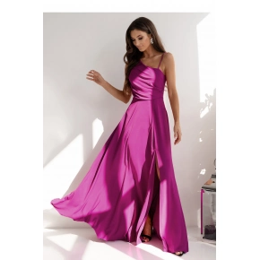 Dlouhé šaty  001420 fuchsiové - With You Dlouhé šaty  001420 fuchsiové - With You