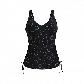 Horní díl tankin Malaika Top tankini 8889-1 black - RosaFaia