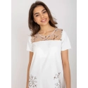 Dámské šaty LK SK 506790 šaty.45 ecru - Lakerta