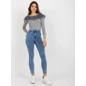 Dámské džínové kalhoty NM SP L12.14X Světle jeans modrá - FPrice