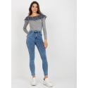 Dámské džínové kalhoty NM SP L12.14X Světle jeans modrá - FPrice
