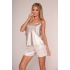Dámský komplet - košilka a šortky Classic 937 Světle béžová - De Lafense