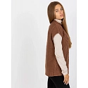 Dámská vesta D90027W90785B2 hnědá - FPrice