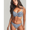 Spodní díl plavek Serengeti Classic Brief blue animal SW1659 - Panache