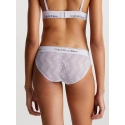 Dámské kalhotky BIKINI 000QF7712E LL0 lila - Calvin Klein