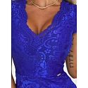 Krajkové šaty 316-13 královsky modré - Numoco