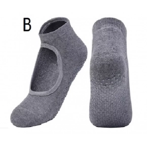 SPORT Hladké ponožky na jógu šedé - SPORTS socks