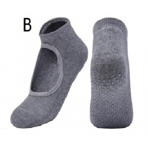 SPORT Hladké ponožky na jógu šedé - SPORTS socks