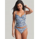 Dámská horní díl plavek Serengeti Balcony Tankini SW1651Modro-černo-bílá - Panache