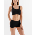 Dámská bezešvá podprsenka Top tank Seamless S103 Černá - Gabriella