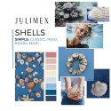 Kalhotky Shells Simple Maxi modro-bílé - Julimex