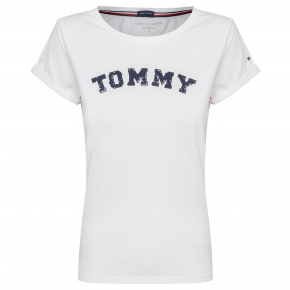 Dámské Tričko s krátkým rukávem UW0UW01315 - Tommy Hilfiger