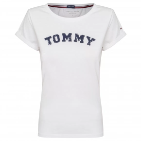 Dámské Tričko s krátkým rukávem UW0UW01315 - Tommy Hilfiger