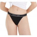 Dámská tanga UW0UW05122 BDS černé - Tommy Hilfiger