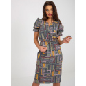 Dámské šaty LK SK 507468.75P Khaki mix - FPrice
