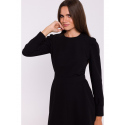 Rozšířené šaty S378 černé - Stylove