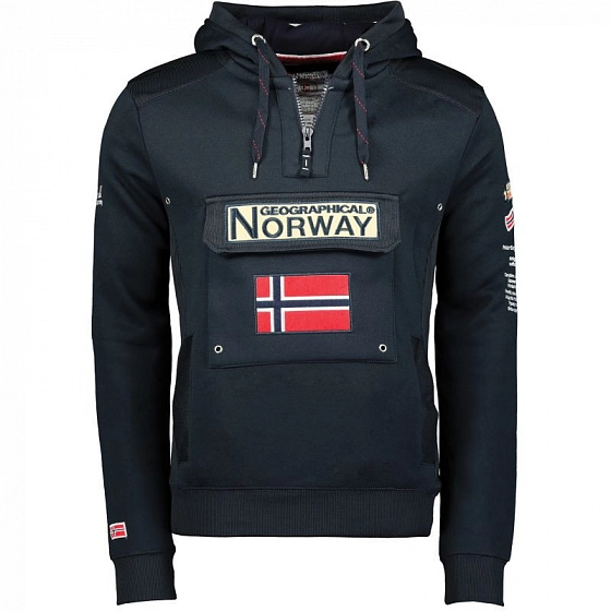 Pánská mikina Gymclass Db 054 M WW2489H/GN tm. modrá - Geographical Norway