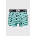 Pánské boxerky 000NB3403A AC5 tyrkys-černo-bílé - Calvin Klein