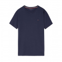 Pánské Tričko s krátkým rukávem UM0UM00557-100 bílé - Tommy Hilfiger