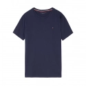 Pánské Tričko s krátkým rukávem UM0UM00557-100 bílé - Tommy Hilfiger