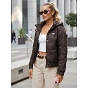 Dámská přechodová bunda TY5669 hnědá - FashionStreet