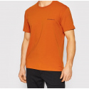 Pánské triko - 111267 2R717 03563 - oranžová/tm.modrá - Emporio Armani