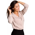 Dámská halenka S144 béžová - Stylove
