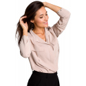 Dámská halenka S144 béžová - Stylove