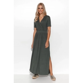 Dámské šaty M792 Khaki - Makadamia