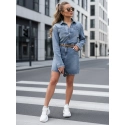 Dámské mini šaty JINELLA EY2569 Jeans modrá - Fashion Street 